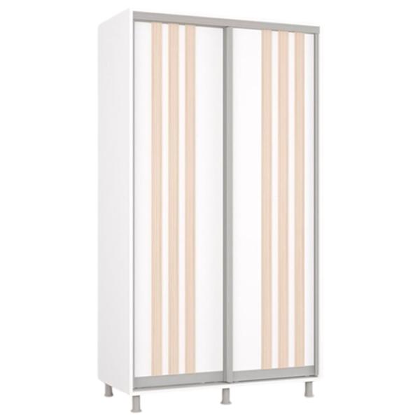 Шкаф Mobildor-Lux Aron 130 x 60см x 210 / ЛДСП / Белый photo 1