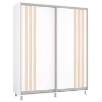 Dulap Mobildor-Lux Aron 180 x 60 x 210 / PAL / Alb