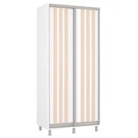 Шкаф Mobildor-Lux Aron 120 x 60см x 220 / ЛДСП / Белый