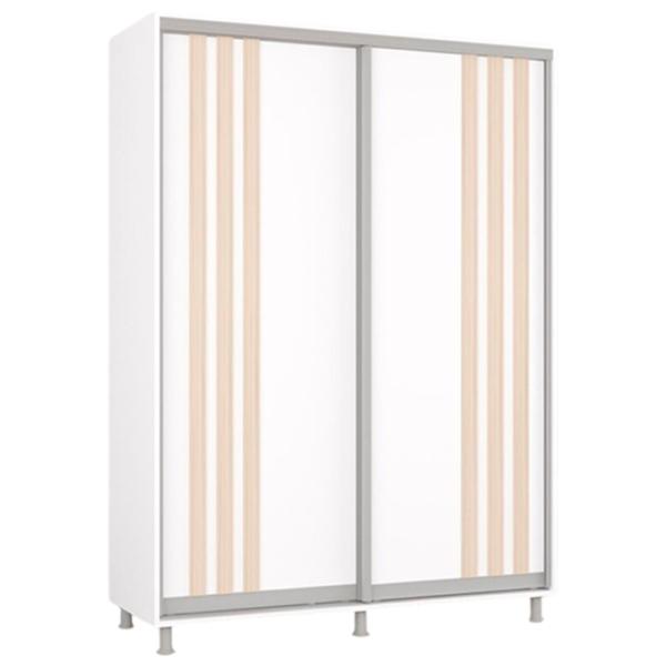 Шкаф Mobildor-Lux Aron 160 x 60см x 220 / ЛДСП / Белый photo 1