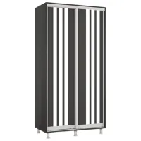 Шкаф Mobildor-Lux Aron 120 x 60см x 210 / ЛДСП / Antracit