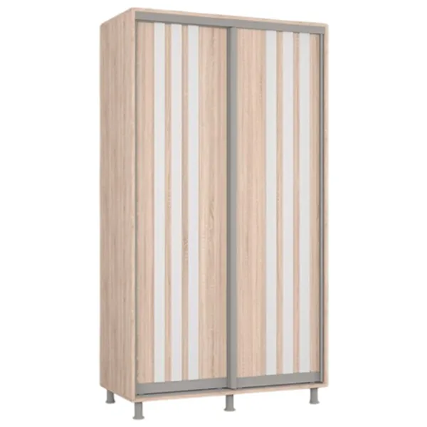 Dulap Mobildor-Lux Aron 130 x 60 x 200 / PAL / Sonoma photo 1