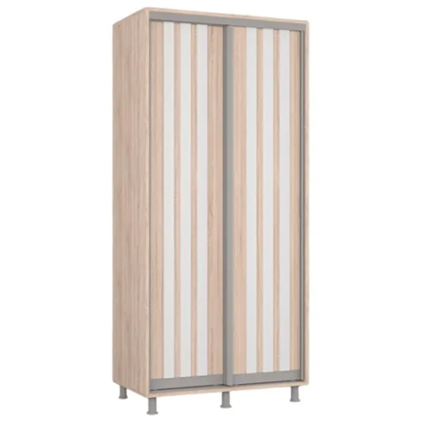 Dulap Mobildor-Lux Aron 100 x 60 x 220 / PAL / Sonoma photo 1