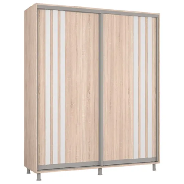 Dulap Mobildor-Lux Aron 180 x 60 x 220 / PAL / Sonoma photo 1