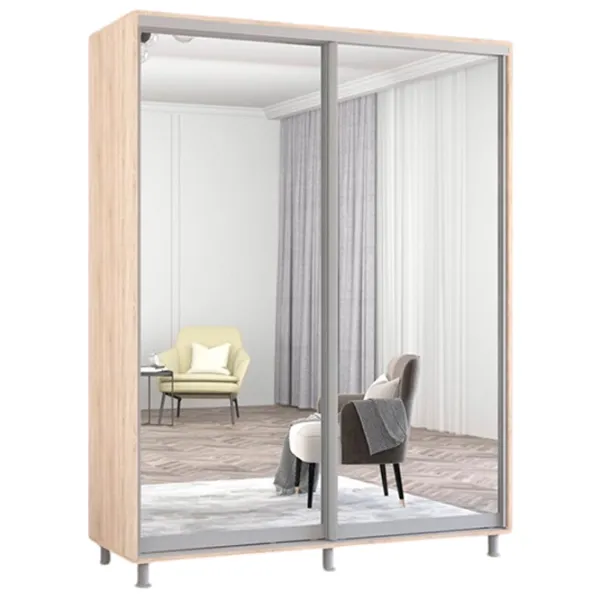 Шкаф Mobildor-Lux Aron 160 x 60см x 200 / ЛДСП / Дуб Сонома photo 1 Шкаф Mobildor-Lux Aron 160 x 60см x 200 / ЛДСП / Дуб Сонома photo 1