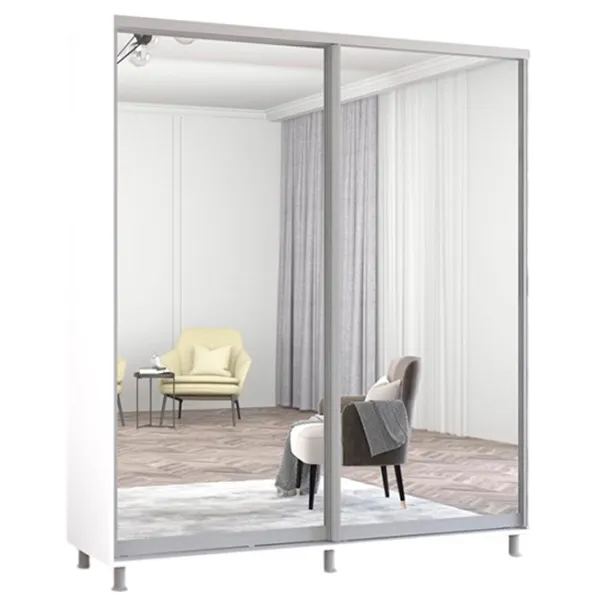 Dulap Mobildor-Lux Aron 230 x 60 x 210 / PAL / Alb photo 1