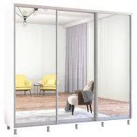 Dulap Mobildor-Lux Aron 240 x 60 x 200 / PAL / Alb
