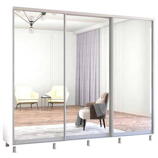 Dulap Mobildor-Lux Aron 260 x 60 x 240 / PAL / Alb photo 1