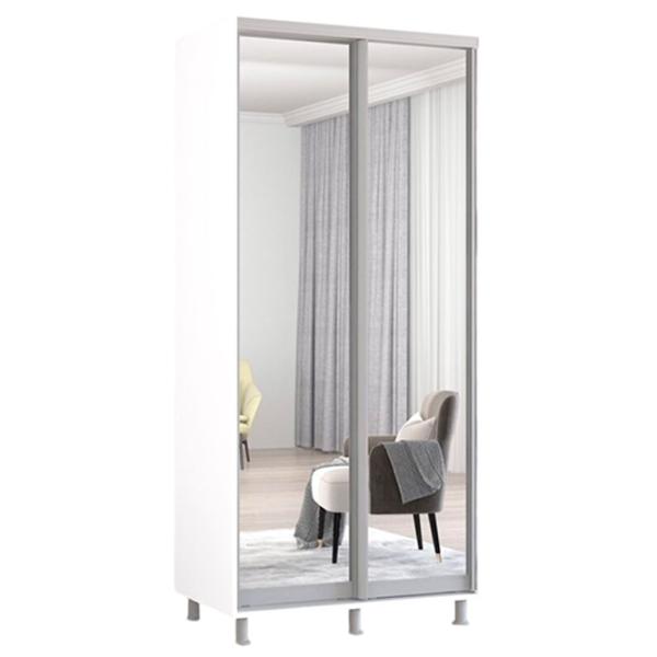 Шкаф Mobildor-Lux Aron P 18 100 x 60см x 230 / ЛДСП / Белый photo 1