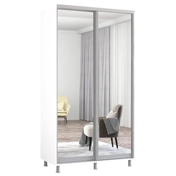 Dulap Mobildor-Lux Aron P 18 110 x 60 x 230 / PAL / Alb photo 1