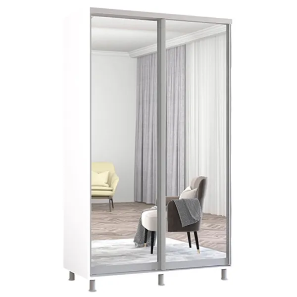 Dulap Mobildor-Lux Aron P 18 140 x 60 x 230 / PAL / Alb photo 1