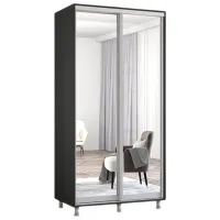 Шкаф Mobildor-Lux Aron P 18 120 x 60см x 210 / ЛДСП / Антрацит