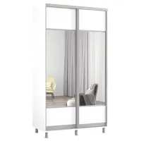 Dulap Mobildor-Lux ARON S K1 110 x 60 x 200 / PAL / Alb