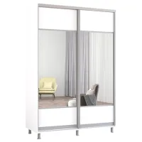Dulap Mobildor-Lux ARON S K1 150 x 60 x 200 / PAL / Alb
