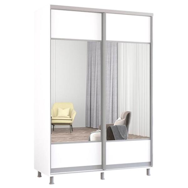 Шкаф Mobildor-Lux ARON S K1 150 x 60см x 210 / ЛДСП / Белый photo 1