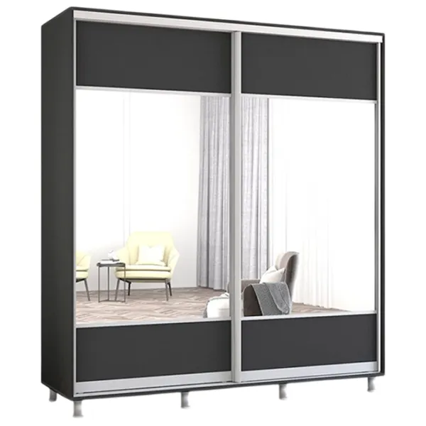 Dulap Mobildor-Lux ARON S K1 200 x 60 x 220 / PAL / Antracit photo 1