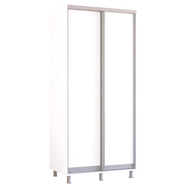 Dulap Mobildor-Lux Aron 100 x 60 x 230 / PAL / Alb photo 1