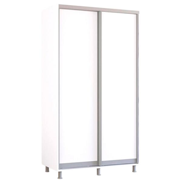 Dulap Mobildor-Lux Aron 120 x 60 x 240 / PAL / Alb photo 1