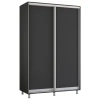 Шкаф Mobildor-Lux Aron 140 x 60см x 210 / ЛДСП / Antracit