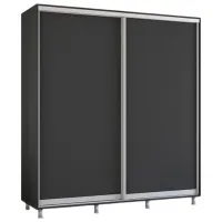 Шкаф Mobildor-Lux Aron 220 x 60см x 200 / ЛДСП / Antracit