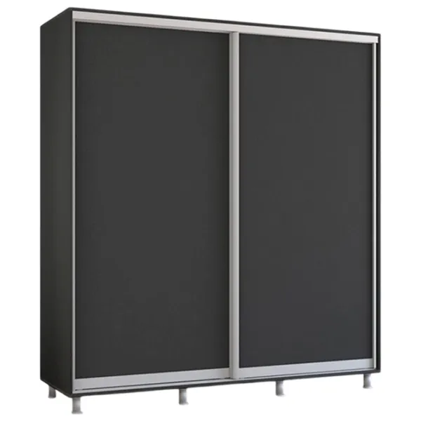 Dulap Mobildor-Lux Aron 200 x 60 x 230 / PAL / Antracit photo 1