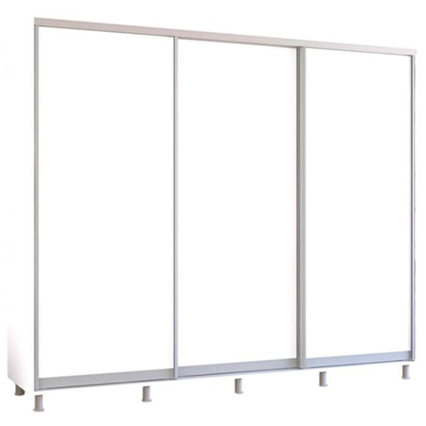 Шкаф Mobildor-Lux Aron 270 x 60см x 220 / ЛДСП / Белый photo 1