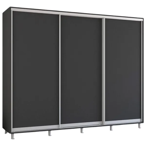 Шкаф Mobildor-Lux Aron 240 x 60см x 240 / ЛДСП / Antracit photo 1