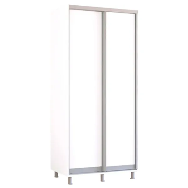 Dulap Mobildor-Lux ARON P 100 x 60 x 210 / PAL / Alb photo 1