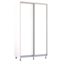 Dulap Mobildor-Lux ARON S 120 x 60 x 210 / PAL / Alb