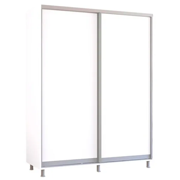 Шкаф Mobildor-Lux ARON S 180 x 60см x 230 / ЛДСП / Белый photo 1