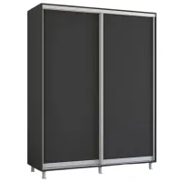 Шкаф Mobildor-Lux ARON P 150 x 60см x 230 / ЛДСП / Antracit