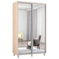Dulap Mobildor-Lux Aron P 18 130 x 60 x 240 / PAL / Stejar Sonoma