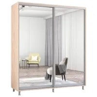 Dulap Mobildor-Lux Aron P 18 200 x 60 x 200 / PAL / Stejar Sonoma