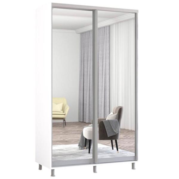 Dulap Mobildor-Lux ARON S 140 x 60 x 200 / PAL / White photo 1