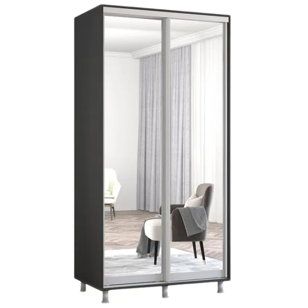 Шкаф Mobildor-Lux ARON S 100 x 60см x 210 / ЛДСП / Антрацит photo 1 Шкаф Mobildor-Lux ARON S 100 x 60см x 210 / ЛДСП / Антрацит photo 1