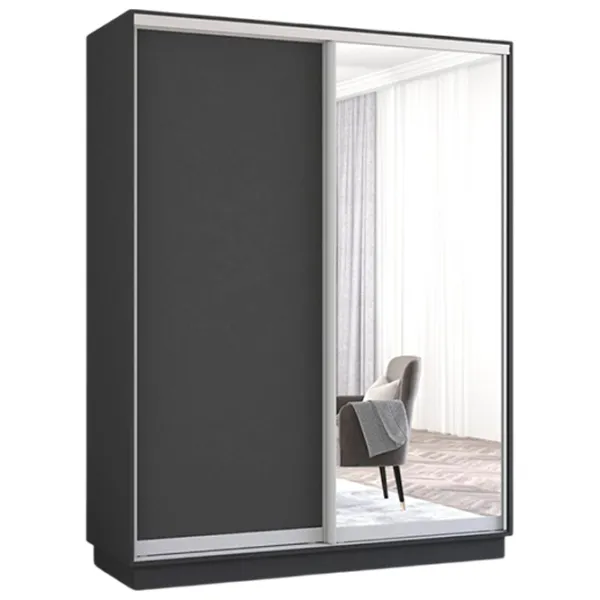Dulap Mobildor-Lux ARON P 170 x 60 x 230 / PAL / Antracit photo 1