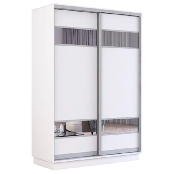 Dulap Mobildor-Lux Fox 130 x 60 x 200 / PAL / Alb photo 1