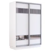 Dulap Mobildor-Lux Fox 130 x 60 x 200 / PAL / Alb