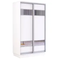 Dulap Mobildor-Lux Fox 120 x 60 x 210 / PAL / Alb