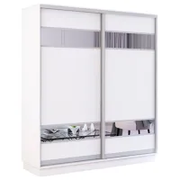 Dulap Mobildor-Lux Fox 180 x 60 x 210 / PAL / Alb