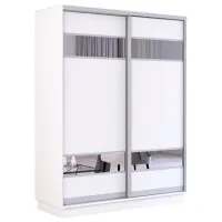 Шкаф Mobildor-Lux Fox 150 x 60см x 230 / ЛДСП / Белый