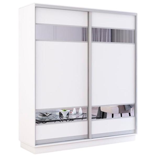 Dulap Mobildor-Lux Fox 180 x 60 x 230 / PAL / Alb photo 1