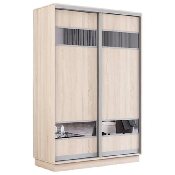 Dulap Mobildor-Lux Fox 130 x 60 x 210 / PAL / Stejar Sonoma photo 1