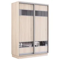 Шкаф Mobildor-Lux Fox 140 x 60см x 230 / ЛДСП / Дуб Сонома