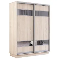 Dulap Mobildor-Lux Fox 150 x 60 x 230 / PAL / Stejar Sonoma