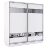 Dulap Mobildor-Lux Fox 200 x 60 x 210 / PAL / Alb