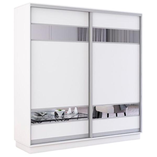 Dulap Mobildor-Lux Fox 190 x 60 x 240 / PAL / Alb photo 1