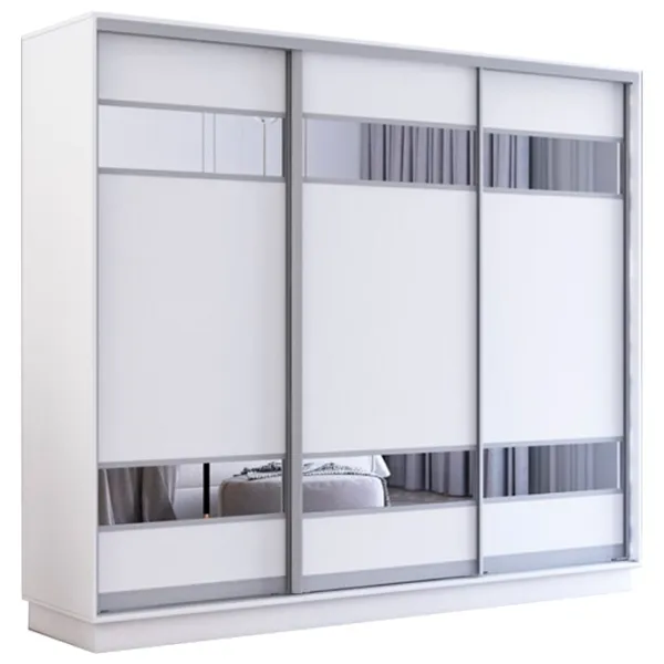 Dulap Mobildor-Lux Fox 260 x 60 x 200 / PAL / Alb photo 1