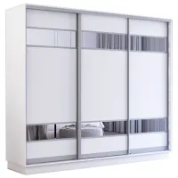 Dulap Mobildor-Lux Fox 240 x 60 x 210 / PAL / Alb