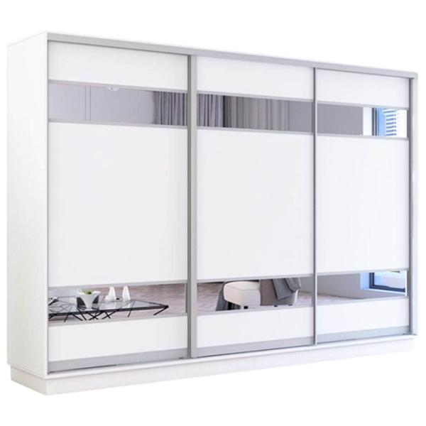 Dulap Mobildor-Lux Fox 290 x 60 x 210 / PAL / Alb photo 1